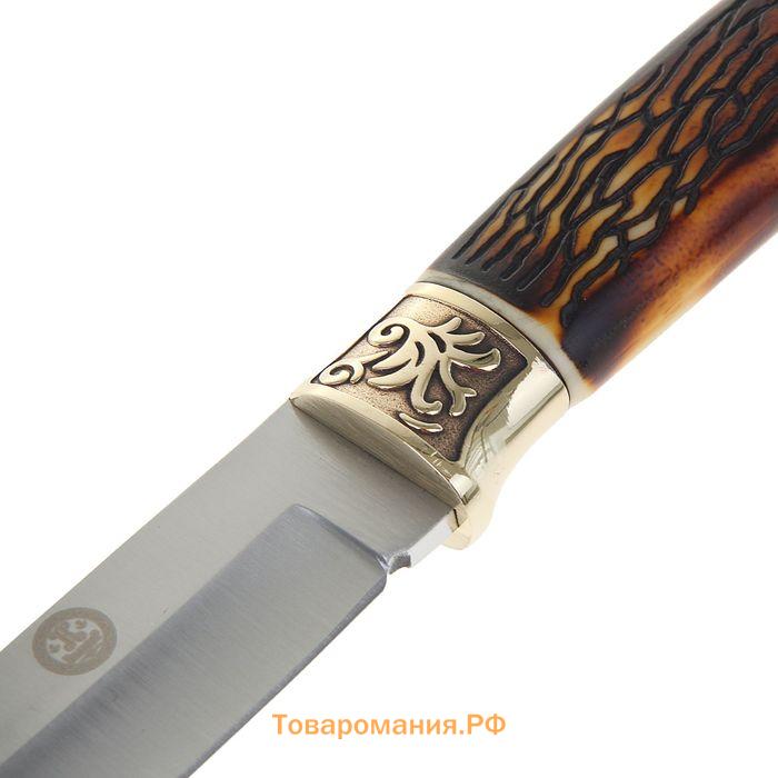 Нож охотничий "Бьёрг" 27,5см, клинок 157мм/3,6мм, с рисунком