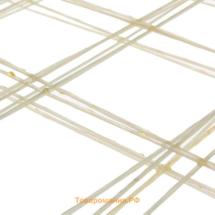 Сетка кладочная стеклопластиковая ТУ, 100х100 мм диаметр 2,5 мм, лист 1500*500