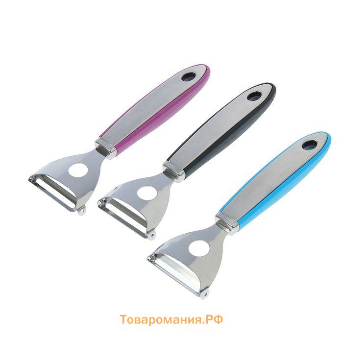 Овощечистка  Blade, 18 см, ручка soft - touch, чёрная