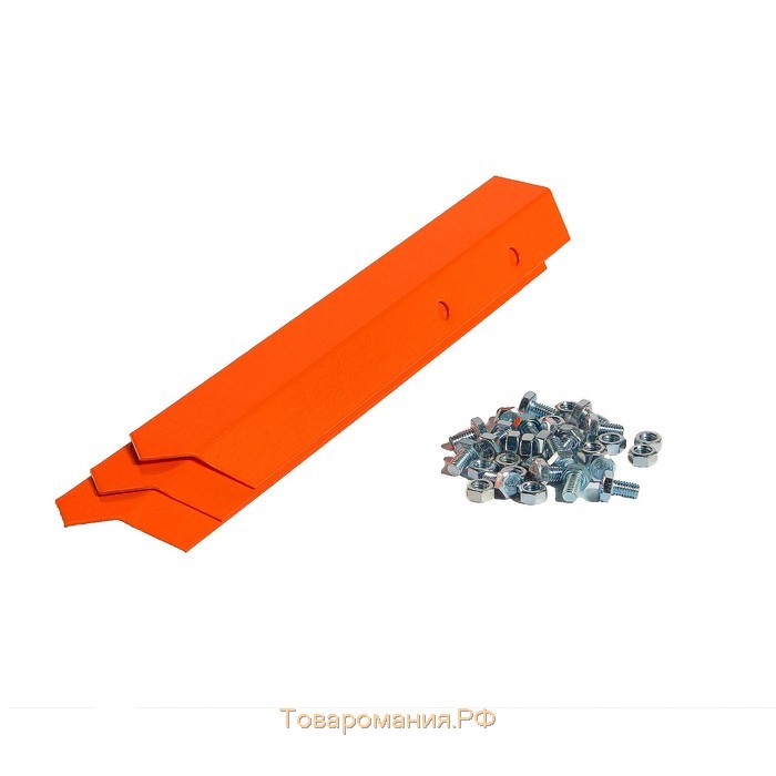 Клумба оцинкованная, 70 × 15 см, оранжевая, «Терция», Greengo