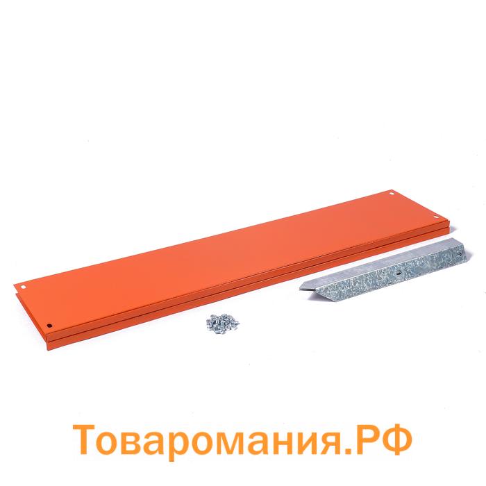 Клумба оцинкованная, 70 × 15 см, оранжевая, «Терция», Greengo