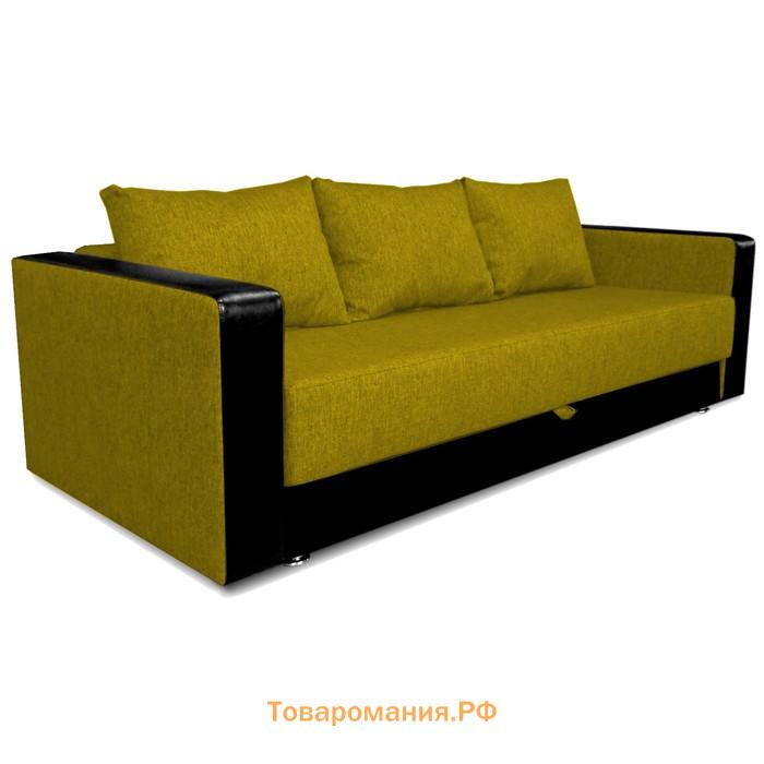 Диван «ЛИДЕР», со спальным местом, обивка ОLIVA/SUNNY DARK BROWN