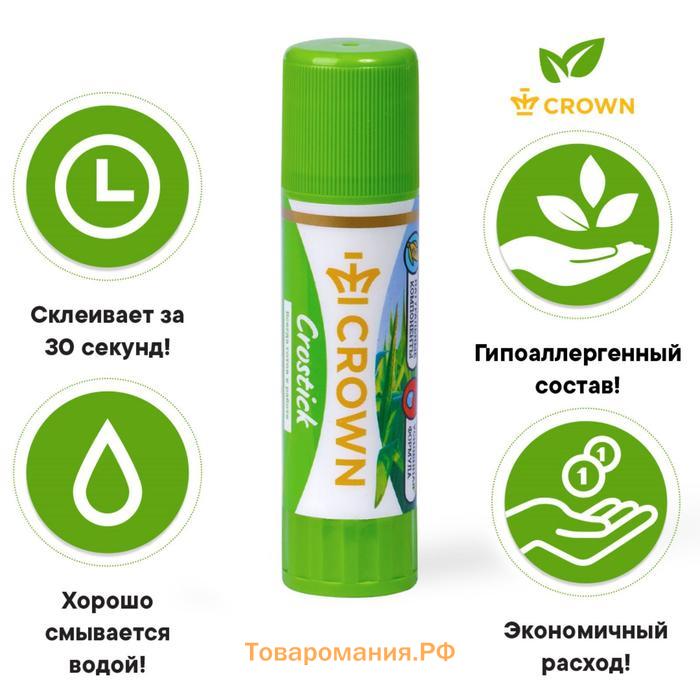 Клей-карандаш Crown Expert, 15г