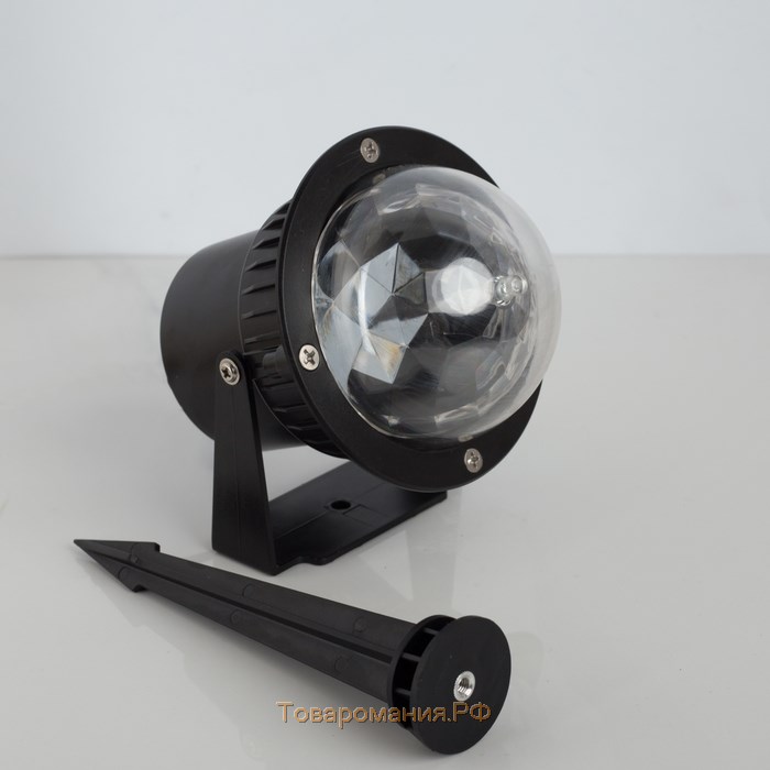 Световой прибор «Хрустальный шар», IP65, свечение RGB, 12 В