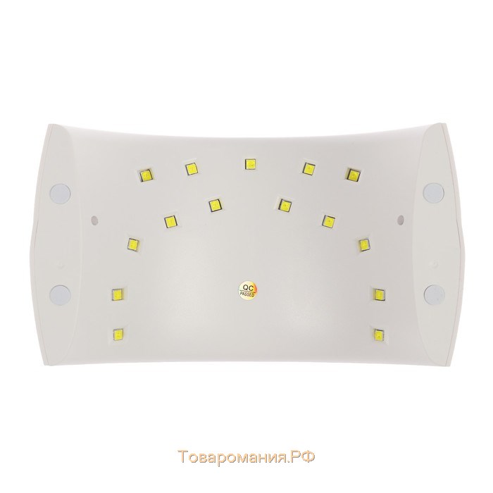 Лампа для гель-лака LUF-20, UV/LED, 24 Вт, 15 диодов, таймер 30/60 с, USB, белая