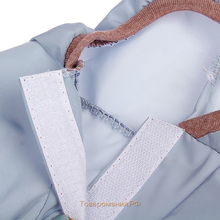 Комбинезон для животных, без подклада, 2XL (ДС 34-36, ОШ 34-36, ОГ 44-48 см), серый