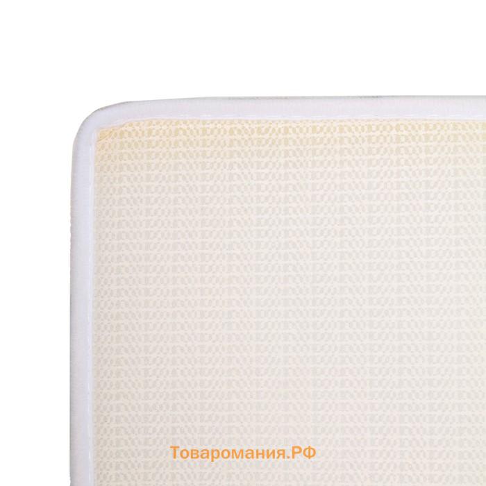 Коврики для ванной и туалета  «Ракушки», 2 шт., 45×36 см, 75×44 см