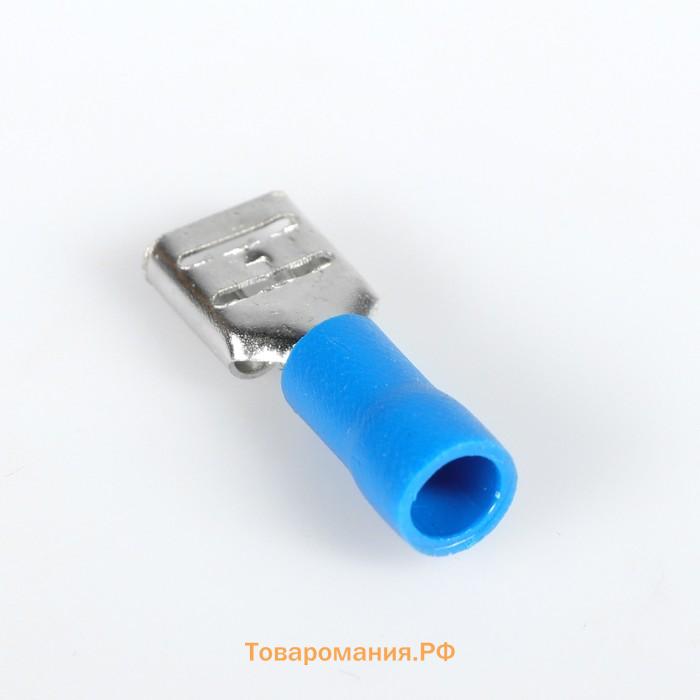 Разъем плоский с кембриком 8 мм, фасовка 50 шт.