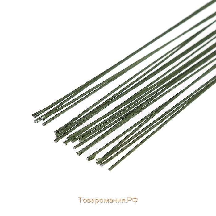 Проволока для творчества "Зеленая" (набор 20 шт) 1,2 мм, 36 см