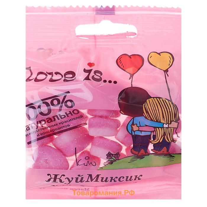 Мармелад Love Is «ЖуйМиксик», холодок-малина, 25 г