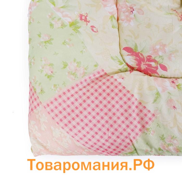 Одеяло Эконом 140х205 см, цвет МИКС, синтепон, п/э 100%
