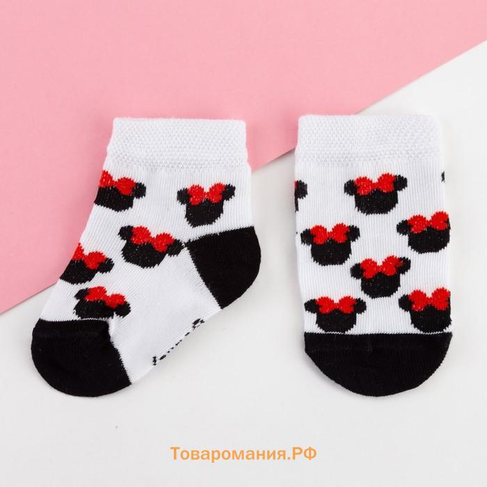 Набор носков "Minnie" Минни Маус, 2 пары, 12-14 см