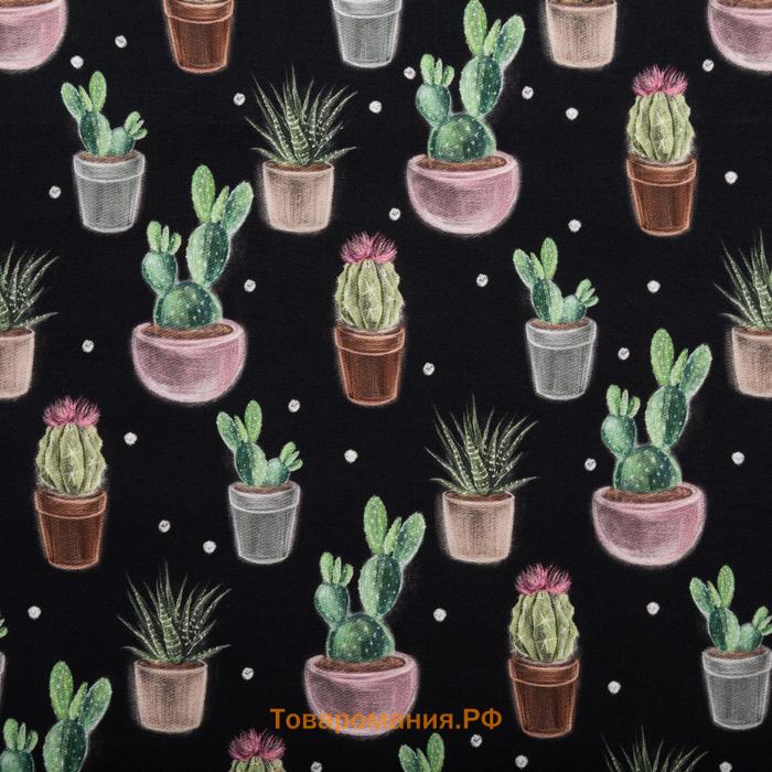 Полотенце  Succulents 40х73см, 100% хлопок, саржа 190 г/м2