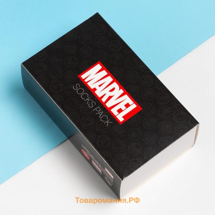 Набор носков "MARVEL", Мстители, 2 пары, 23-25 см