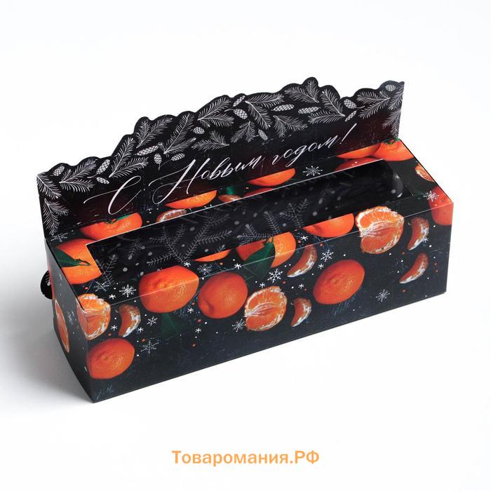 Коробка для макарун Mandarin, 18×5.5×5.5 см