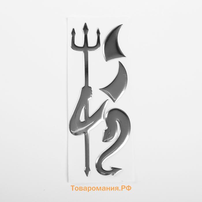 Наклейка на авто «Чертик»