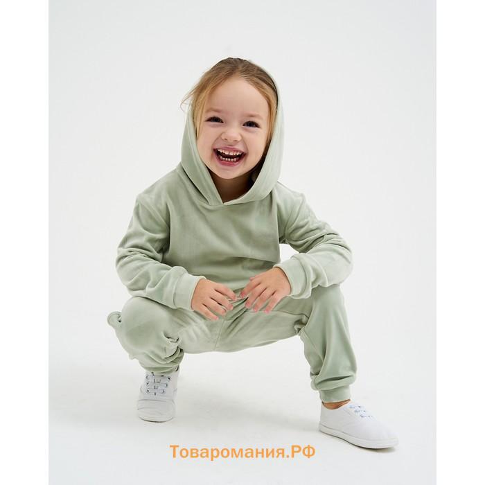 Костюм детский (толстовка, брюки) KAFTAN "Basic line" р.36 (134-140), зеленый