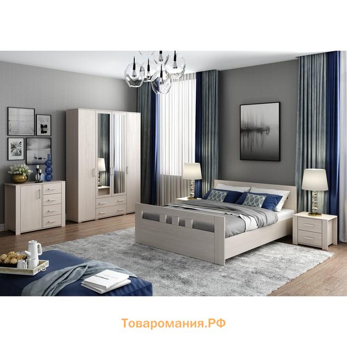 Шкаф пенал «Сопрано», 402×464×2176 мм, цвет анкор светлый