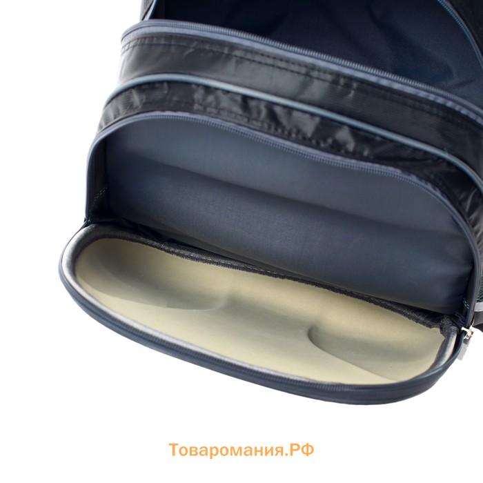 Рюкзак каркасный школьный, 39 х 30 х 14 см, Calligrata "Красная тачка"