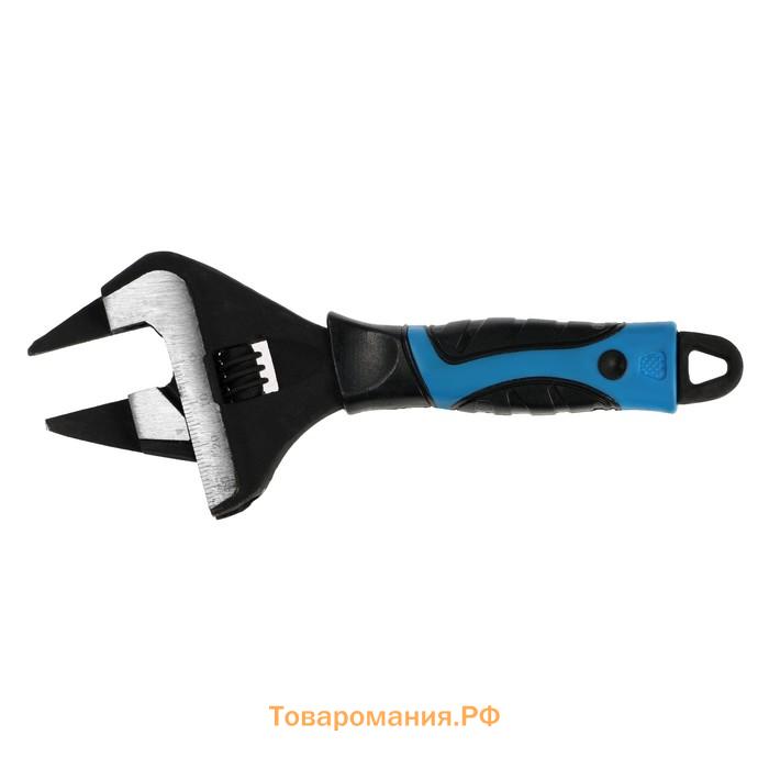 Ключ разводной с очень тонкими губками ТУНДРА, 2К рукоятка, толщина 2.5 мм, до 34 мм, 150 мм