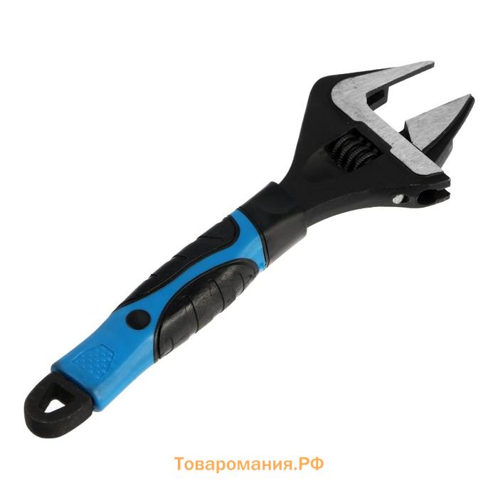 Ключ разводной с очень тонкими губками ТУНДРА, 2К рукоятка, толщина 2.5 мм, до 38 мм, 200 мм