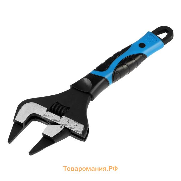 Ключ разводной с очень тонкими губками ТУНДРА, 2К рукоятка, толщина 3.5 мм, до 50 мм, 250 мм