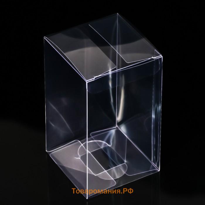 Складная коробка из PVC 7×7×12 см