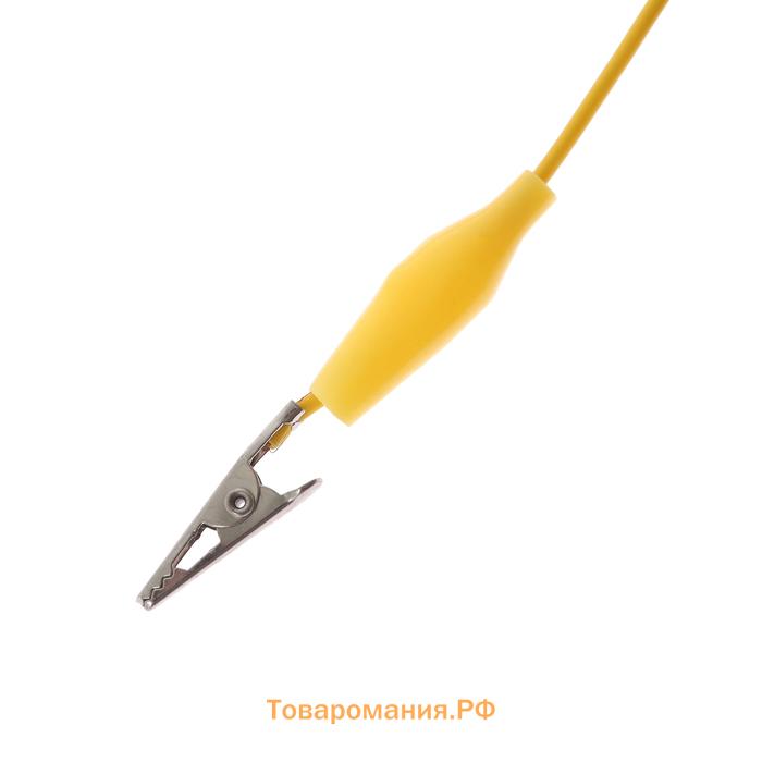 Провод-тестер с зажимом, 30 см, R=8, набор 10 шт.