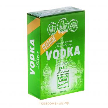 Туалетная вода мужская Vodka Lime Intense PerfumeD, 100 мл