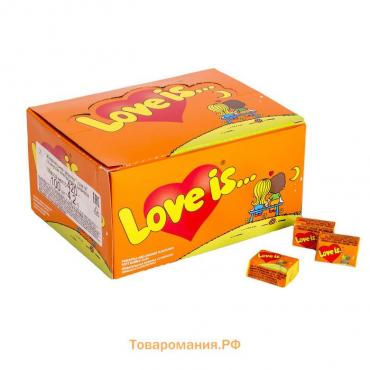 Жевательная резинка Love is «Ананас и апельсин», 4,2 г
