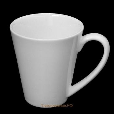 Чашка фарфоровая кофейная Wilmax, 110 мл, цвет белый