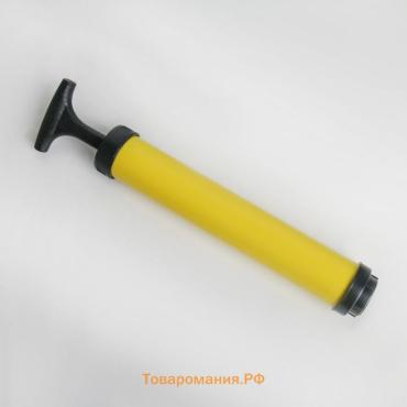Насос для вакуумных пакетов, 23.5×4×4 см, жёлтый