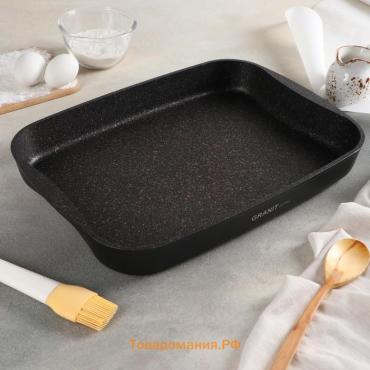 Противень Granit Ultra, 40×29,5×5 см, антипригарное покрытие, цвет чёрный