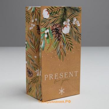 Пакет без ручек «Present for you», 10 х 19.3 х 7 см