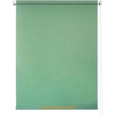 Рулонная штора «Плайн», 67 х 175 см, цвет светло-зелёный