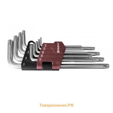 Набор ключей торцевых TK9S Thorvik 53120, TORX, удлиненных, Т10-T50, 9 предметов