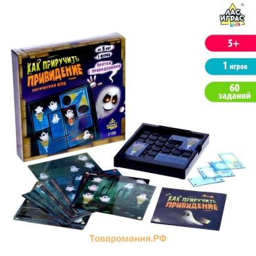 Настольная игра для детей на логику «Как приручить привидение», 1 игрок, 5+