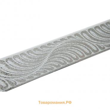 Декоративная планка «Жар-Птица», длина 450 см, ширина 7 см, цвет серебро/элегант