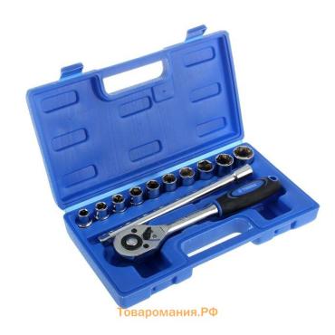 Набор инструментов в кейсе ТУНДРА, автомобильный, 1/2", 21 предмет